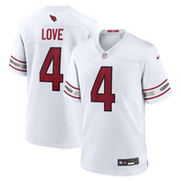Arizona Cardinals Jeremiyah Love Nike White Game Player Jersey