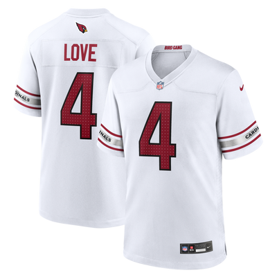 Arizona Cardinals Jeremiyah Love Nike White Game Player Jersey