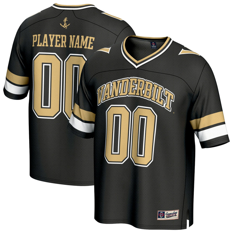 Vanderbilt Commodores GameDay Greats NIL Pick-A-Player Football Fashion Jersey - Black