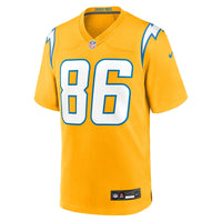 Los Angeles Chargers Oronde Gadsden Nike Gold Alternate Charger Power Game Jersey