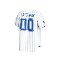 Kentucky Wildcats GameDay Greats Lightweight Collegiate Baseball Pinstripe NIL Pick-A-Player Fashion Jersey - White