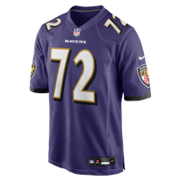 Baltimore Ravens Andrew Vorhees Nike Purple Team Game Jersey