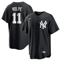 New York Yankees Anthony Volpe Nike Black Fashion Replica Player Jersey