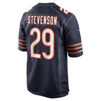 Chicago Bears Tyrique Stevenson Nike Navy Game Jersey