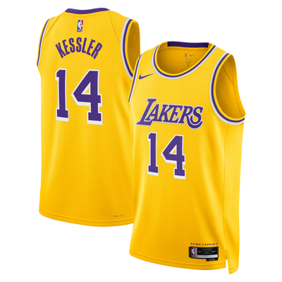 Los Angeles Lakers Nike Icon Edition Swingman Jersey - Gold - Walker Kessler
