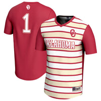 #1 Oklahoma Sooners GameDay Greats Lightweight Soccer Fashion Jersey - Crimson