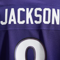 Baltimore Ravens Lamar Jackson Nike Purple Team Game Jersey