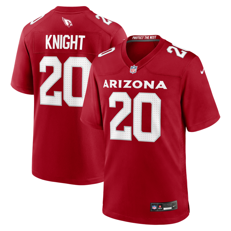 Arizona Cardinals Zonovan Knight Nike Cardinal Team Game Jersey