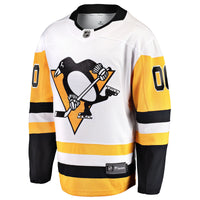 Pittsburgh Penguins Fanatics White Away Breakaway Custom Jersey