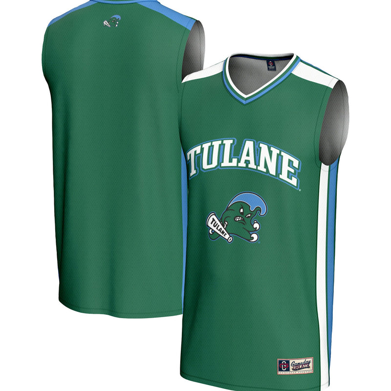 Tulane Green Wave GameDay Greats Spirit Basketball Jersey - Green