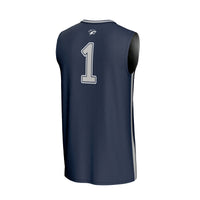 #1 New Hampshire Wildcats GameDay Greats Lightweight Collegiate Basketball Fashion Jersey - Navy