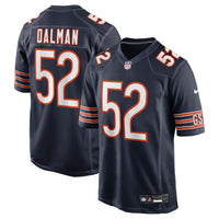 Chicago Bears Drew Dalman Nike Navy Team Game Jersey