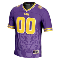LSU Tigers GameDay Greats Icon Print NIL Pick-A-Player Football Jersey - Purple