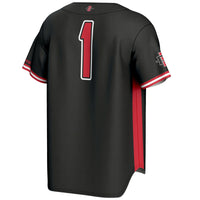 #1 San Diego State Aztecs GameDay Greats Lightweight Baseball Fashion Jersey - Black