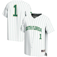 #1 South Florida Bulls GameDay Greats Lightweight Baseball Fashion Jersey - White