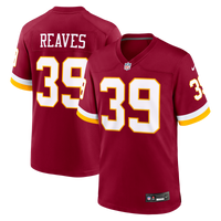 Washington Commanders Jeremy Reaves Nike Burgundy Game Jersey