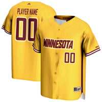 Minnesota Golden Gophers GameDay Greats NIL Pick-A-Player Lightweight Baseball Jersey - Gold