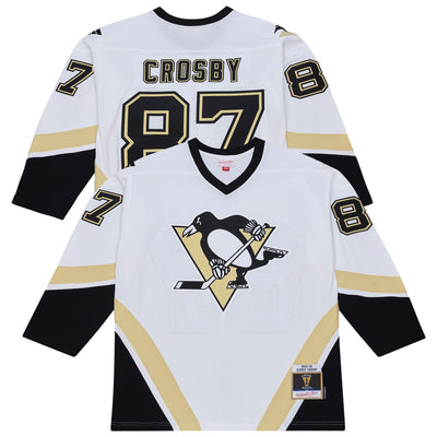 Pittsburgh Penguins Sidney Crosby Mitchell & Ness White 2005 Power Play Jersey