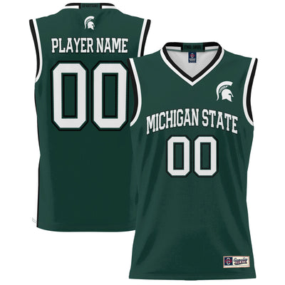 Michigan State Spartans GameDay Greats NIL Pick-A-Player Basketball Jersey - Green