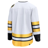 Boston Bruins Fanatics White Away Breakaway Jersey