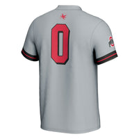 #0 Ohio State Buckeyes GameDay Greats Softball Lightweight Fashion Jersey - Gray