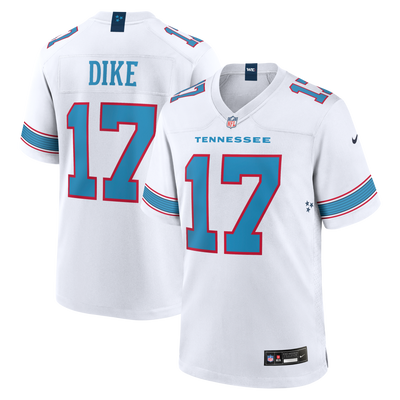 Tennessee Titans Chimere Dike Nike White Game Jersey