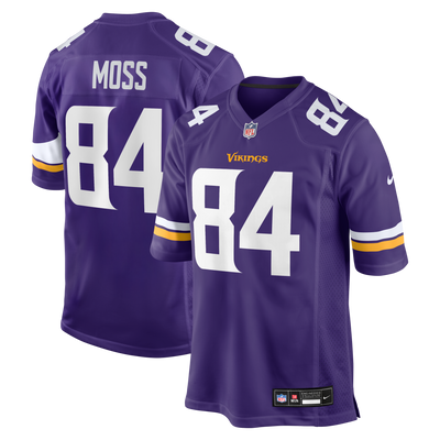 Minnesota Vikings Randy Moss Nike Purple Game Retired Player Jersey