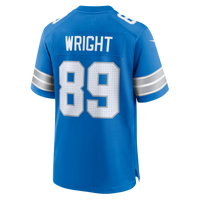 Detroit Lions Brock Wright Nike Blue Team Game Jersey