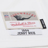 San Francisco 49ers Jerry Rice Mitchell & Ness White 1994 Legacy Replica Jersey