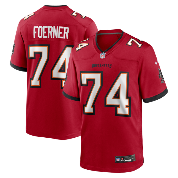 Tampa Bay Buccaneers Marshall Foerner Nike Red Team Game Jersey