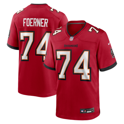 Tampa Bay Buccaneers Marshall Foerner Nike Red Team Game Jersey