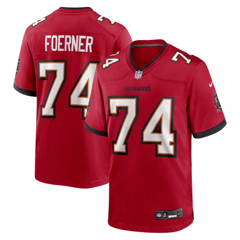 Tampa Bay Buccaneers Marshall Foerner Nike Red Team Game Jersey