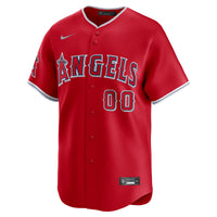 Los Angeles Angels Nike Red Alternate Limited Custom Jersey