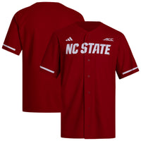 NC State Wolfpack adidas Replica Baseball Jersey - Red