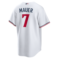 Minnesota Twins Joe Mauer Nike White Home Retired Player Replica Jersey