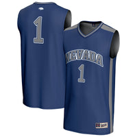 #1 Nevada Wolf Pack GameDay Greats Lightweight Basketball Fashion Jersey - Navy