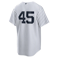 New York Yankees Gerrit Cole Nike White Home Replica Player Name Jersey