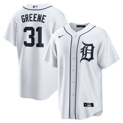 Detroit Tigers Riley Greene Nike White Replica Player Jersey