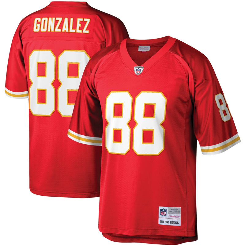 Kansas City Chiefs Tony Gonzalez Mitchell & Ness Red Legacy Replica Jersey