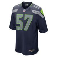 Seattle Seahawks Connor O'Toole Nike College Navy Team Game Jersey