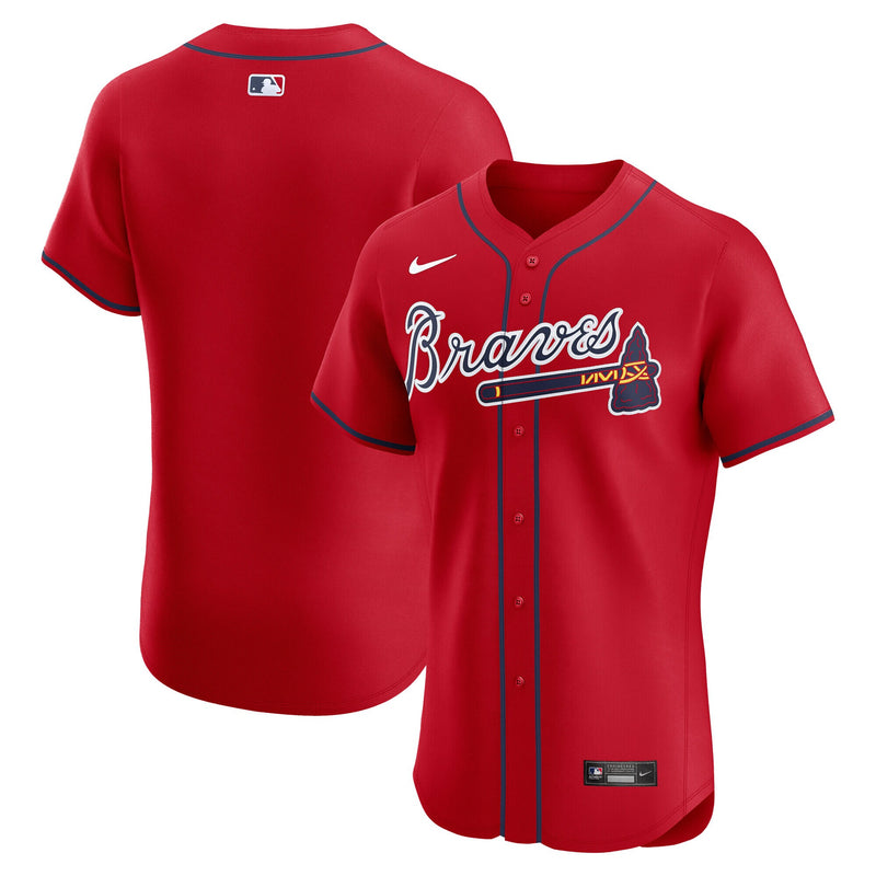 Atlanta Braves Nike Red Alternate Elite Jersey
