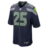 Seattle Seahawks Kenny McIntosh Nike College Navy Game Jersey