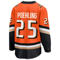 Anaheim Ducks Ryan Poehling Fanatics Orange Home Breakaway Jersey