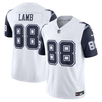 Dallas Cowboys CeeDee Lamb Nike White Vapor F.U.S.E. Limited Jersey