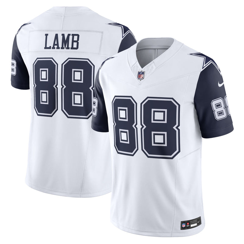 Dallas Cowboys CeeDee Lamb Nike White Vapor F.U.S.E. Limited Jersey