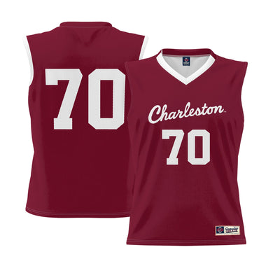 #70 Charleston Cougars GameDay Greats Lightweight Basketball Jersey - Crimson