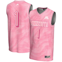 #1 Minnesota Golden Gophers GameDay Greats Lightweight Basketball Fashion Jersey - Pink
