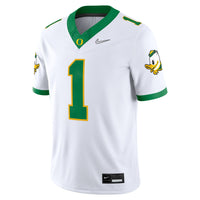 Nike White Oregon Ducks Alternate Game Jersey