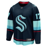 Seattle Kraken Jaden Schwartz Fanatics Navy Home Breakaway Player Jersey