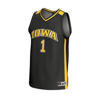 Iowa Hawkeyes GameDay Greats Lightweight Collegiate Basketball Fashion Jersey - Black
